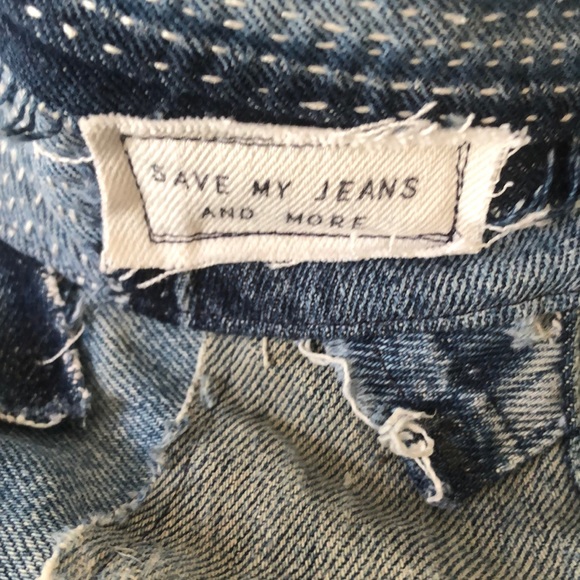 Artist Created OOAK Denim Hat - Picture 4 of 5